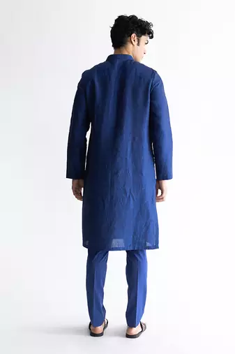 Elysian blue kurta