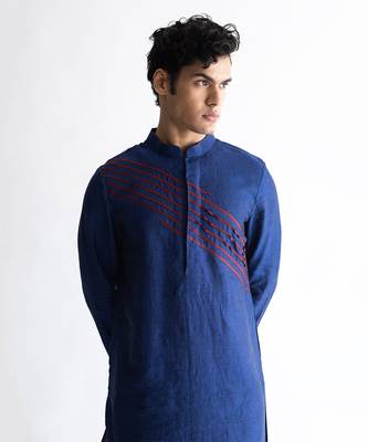 Elysian blue kurta 4