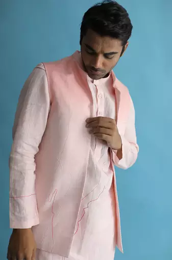 Rosa pink jacket set