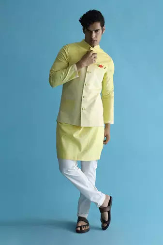 Norah yellow jacket set