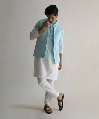 Kenn light blue jacket set 1