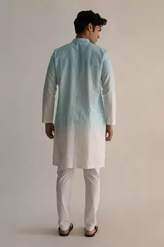 Kenn light blue jacket set
