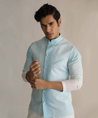 Kenn light blue jacket set 4