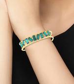 Emerald green amaana crystal cuff