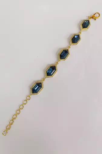 Sapphire cavi tennis bracelet