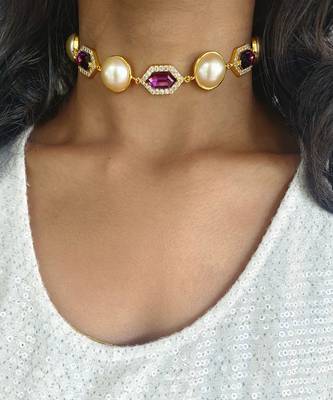 Amethyst cavi choker 1