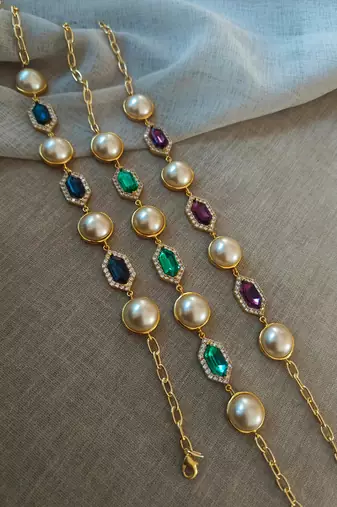 Amethyst cavi choker