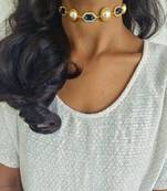 Sapphire cavi choker