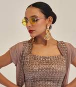 Gold zahara earrings