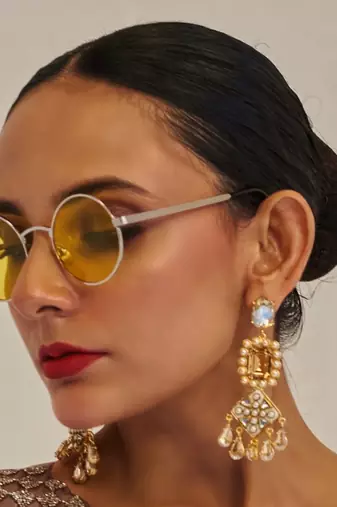 Gold zahara earrings