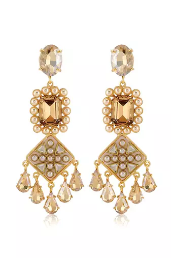 Gold zahara earrings