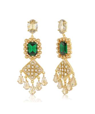 Green zahara earrings 3