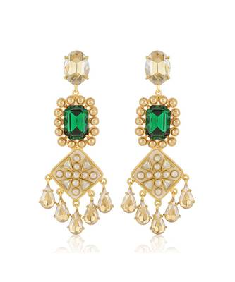 Green zahara earrings 4
