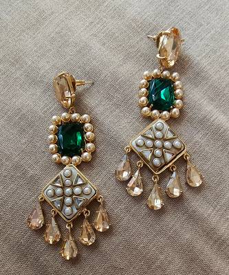 Green zahara earrings 5