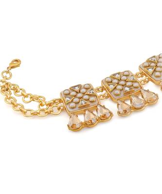 Gold viana mini choker set 5