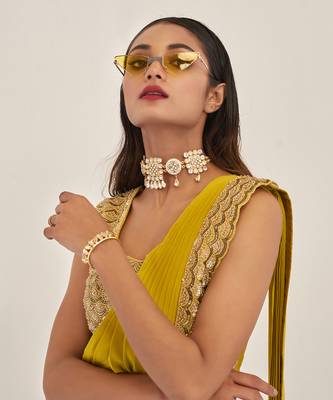 Gold veera choker 1