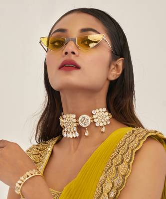 Gold veera choker 4