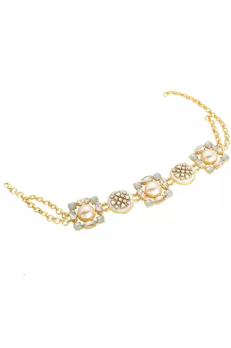 Gold veda choker