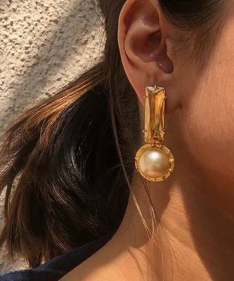 Gold tel aviv maxi studs 1
