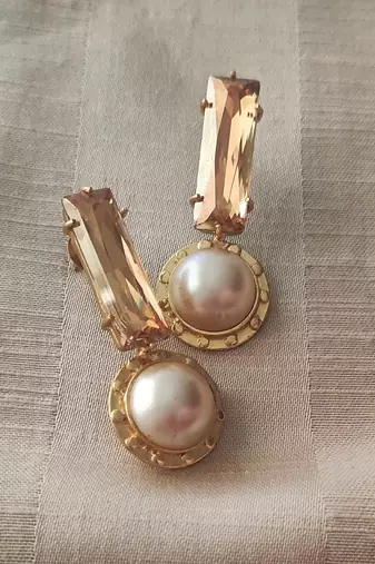 Gold tel aviv maxi studs