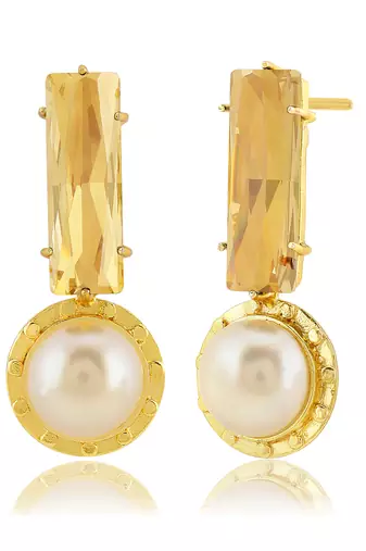 Gold tel aviv maxi studs
