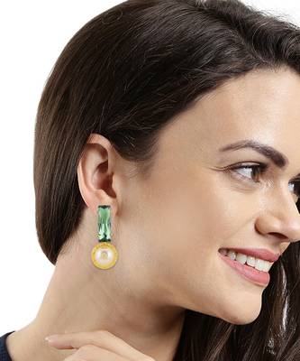 Green tel aviv maxi studs 1