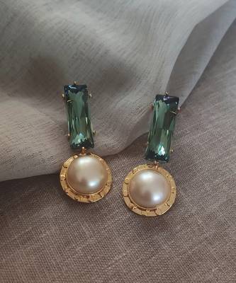 Green tel aviv maxi studs 3