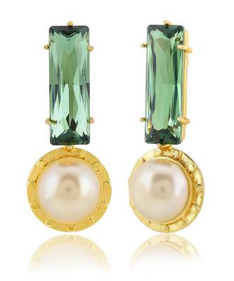 Green tel aviv maxi studs 5