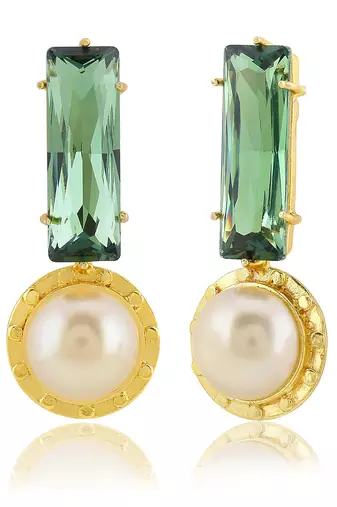Green tel aviv maxi studs