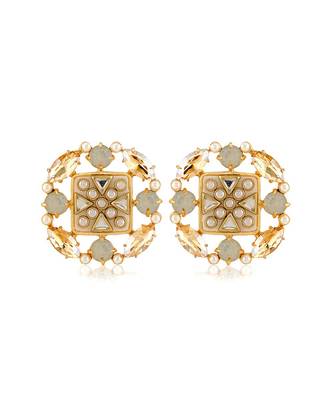 Gold suhaaya mini studs 4