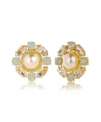 Gold sangria studs 5