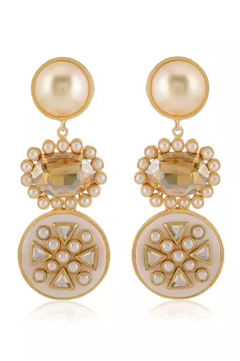 Gold sanah danglers
