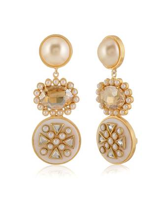 Gold sanah danglers 4