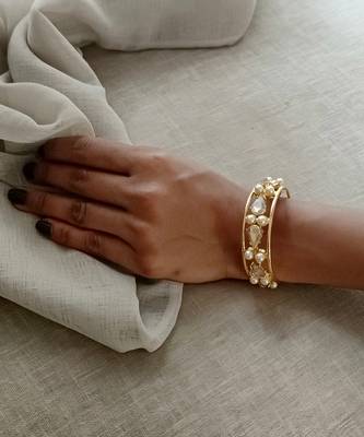 Gold samara cuff 2