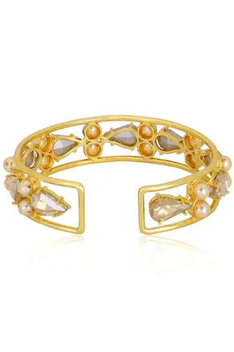 Gold samara cuff
