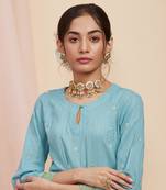 Emerald ruheen choker set