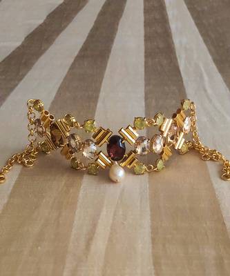 Gold charlotte choker 4