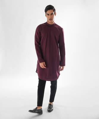 Vivid magenta forbes achkan set 1