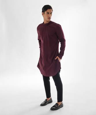 Vivid magenta forbes achkan set 2