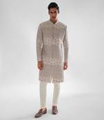 Champagne pink sherwani set