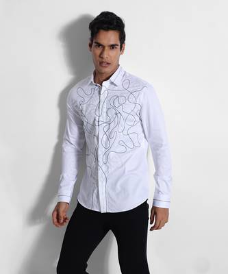 White chaos giza cotton shirt 2