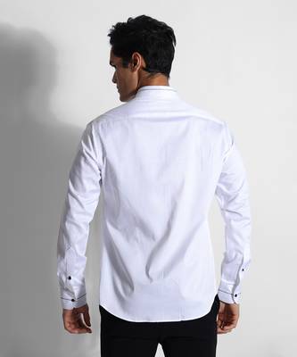 White chaos giza cotton shirt 4