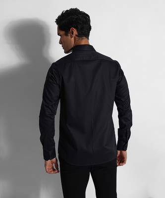 Black wave giza cotton shirt 4
