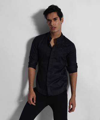 Black wiggle giza cotton shirt 3