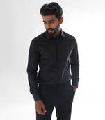 Black measuring tape giza cotton shirt