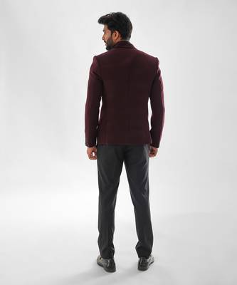 Red wine tuxedo set 3