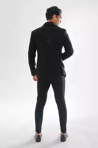 Black tuxedo set