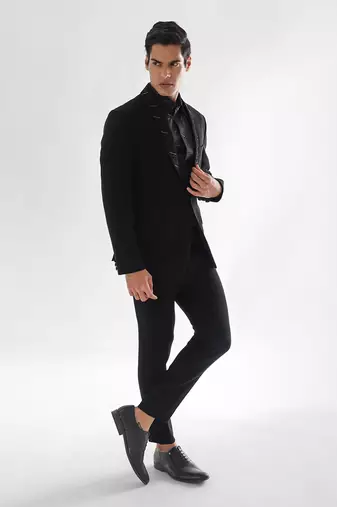 Black tuxedo set