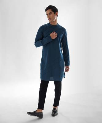 Teal douse kurta set 1