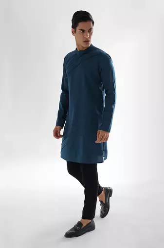 Teal douse kurta set